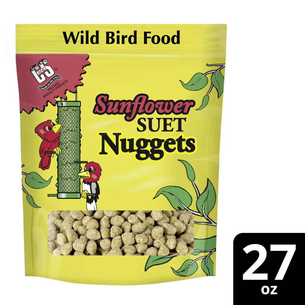 Retail packaging for C&S Sunflower Suet Nuggets