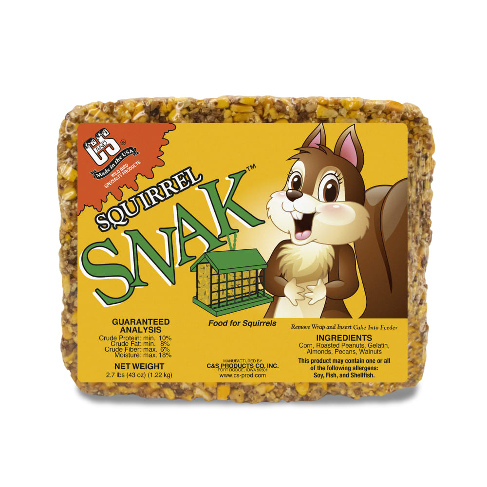 Retail packaging for C&S Squirrel Snak Seed Cake