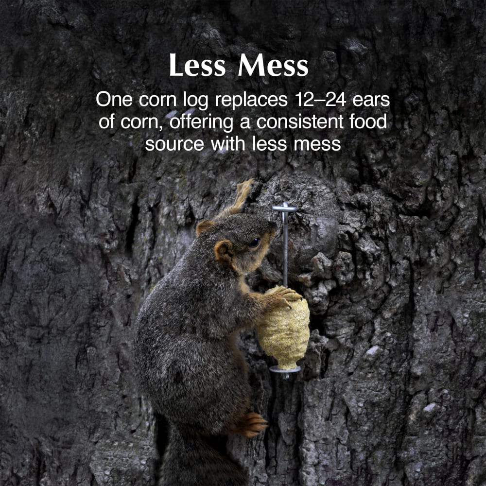 Once corn log replaces 12-24 ears of corn