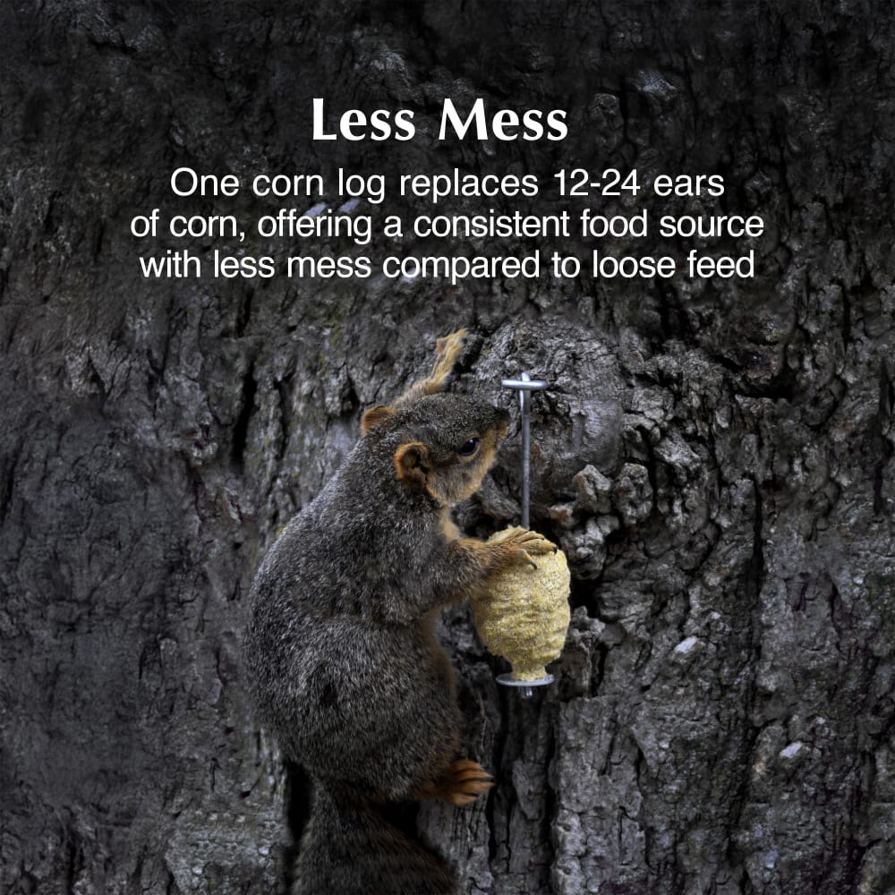 Once corn log replaces 12-24 ears of corn