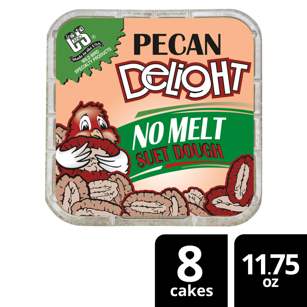 Retail packaging for C&S pecan delight no melt suet dough