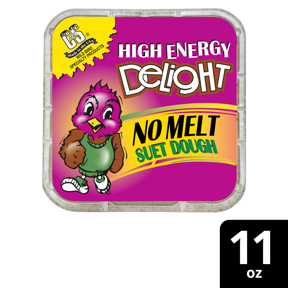 Retail packaging for the C&S High Energy Delight No Melt Suet Dough