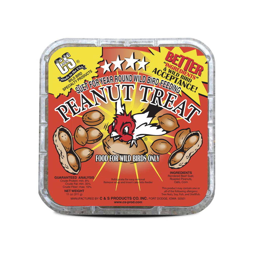 Retail packaging for C&S Peanut Suet Treat