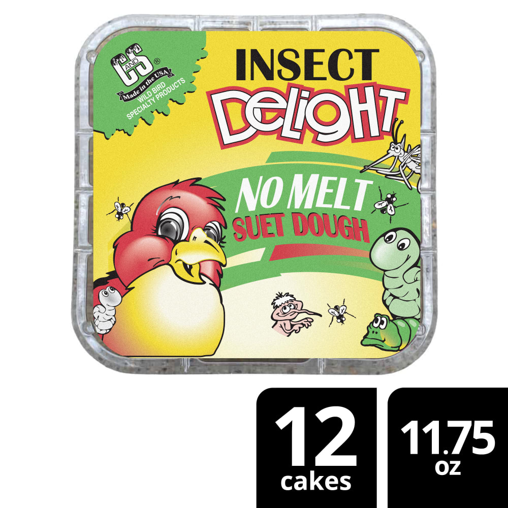 Retail packaging for C&S Insect Delight No Melt Suet Dough