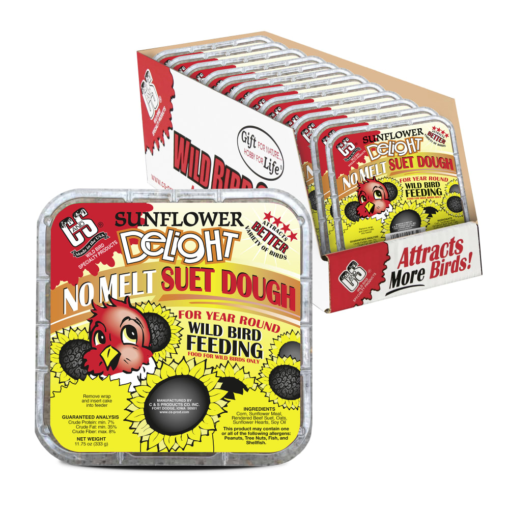 Retail packaging forC&S Sunflower Delight No Melt Suet Dough