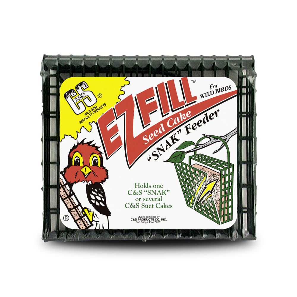 Retail packaging for C&S EZ Fill Seed Cake Snak Feeder