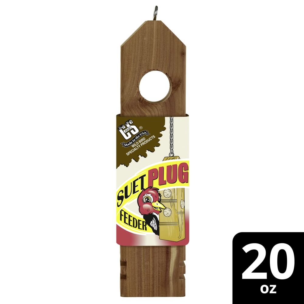 Retail packaging for C&S Suet Plug Feeder