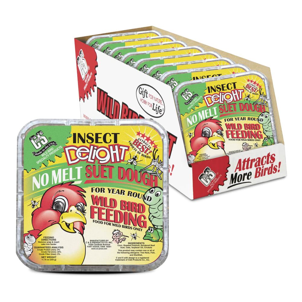 Insect Delight No Melt Suet Dough | C&S Wild Bird Suet