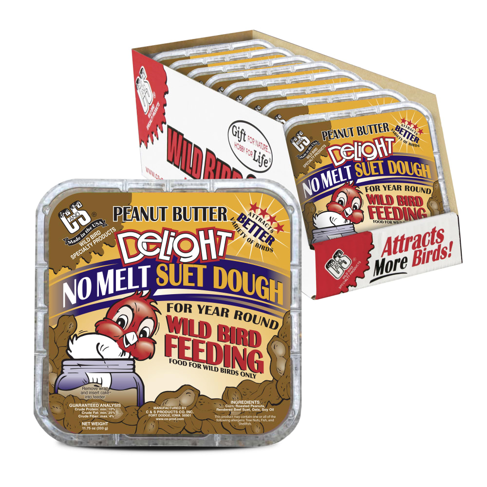Peanut Butter No Melt Suet Dough | C&S Wild Bird Suet