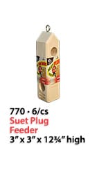 Suet Plug Feeder