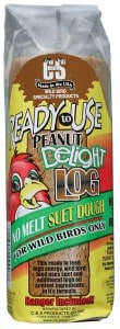 Peanut Delight Log 16 oz for Wild Birds includes Hanger