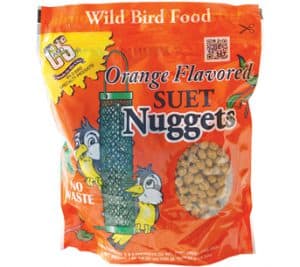 Orange Flavored Suet Nuggets™ for Wild Birds