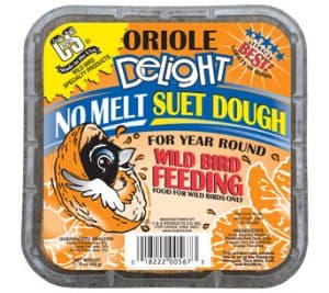 Oriole Delight No-Melt Suet Dough
