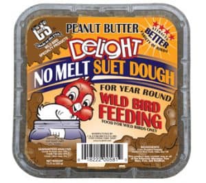 Peanut Butter Delight No Melt Suet Dough for Wild Birds