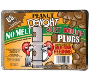 Peanut Delight No Melt Suet Dough Plugs